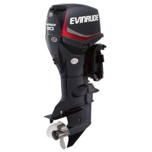 2018 Evinrude E-TEC 90 HP E90DPGL Graphite Outboard Motor