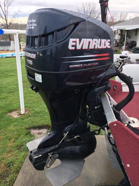 2002 Evinrude 115 HP 4-Cyl DFI 2-Stroke 20" (L) Outboard Motor