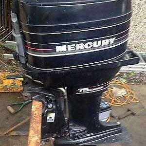 1993 Mercury 75 HP 3 Cyl Carbureted 2-Stroke 20" (L) Outboard Motor