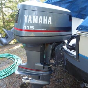 1991 Yamaha 115 HP V4 Carbureted 2 Stroke 20" Outboard Motor.